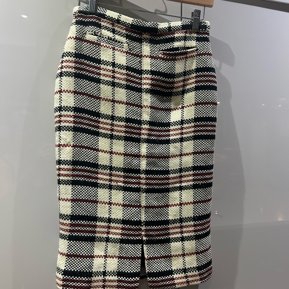Pink Martini Plaid Pencil Skirt